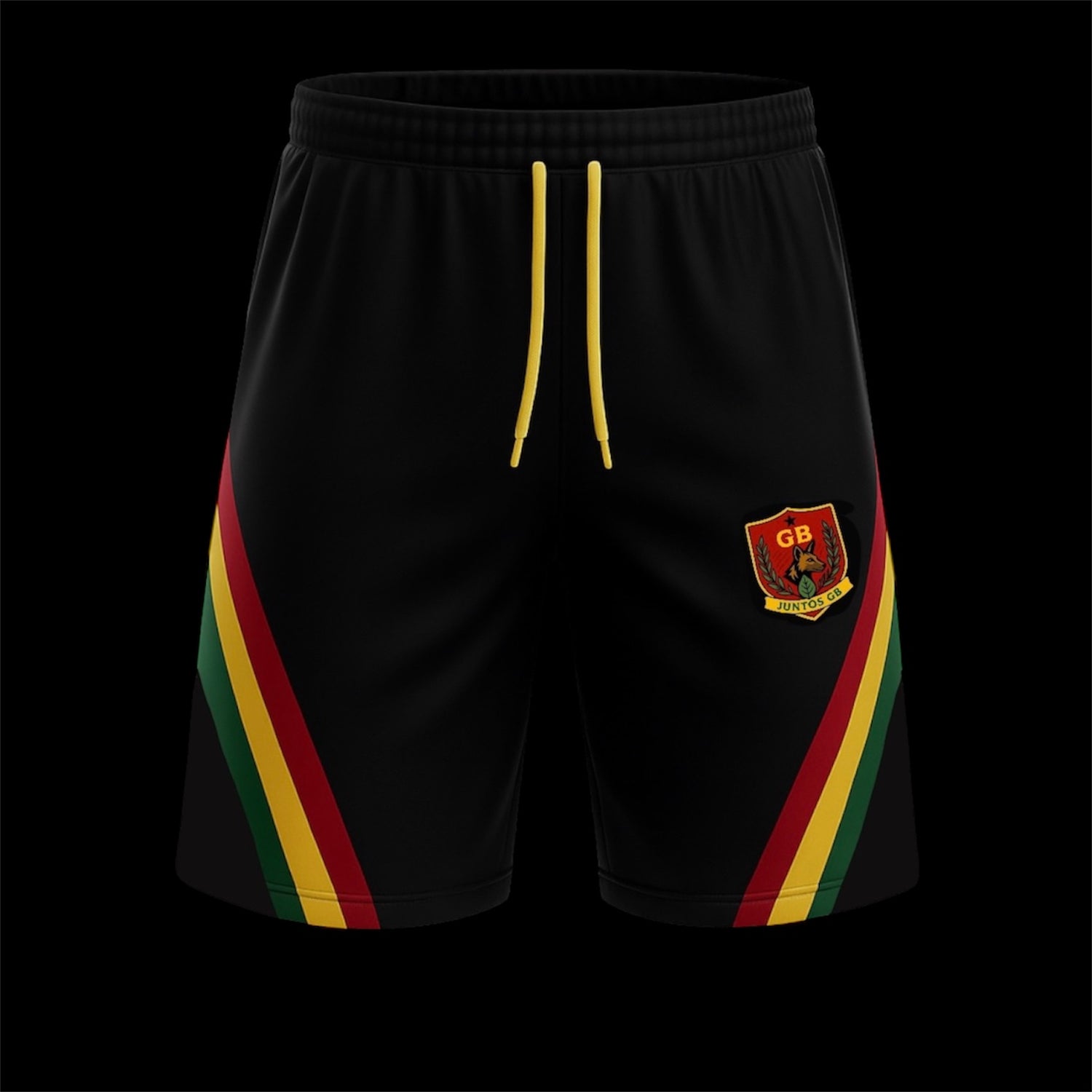 Short Hoodie Noir au couleur de la Guinée Bissau (Bientôt)